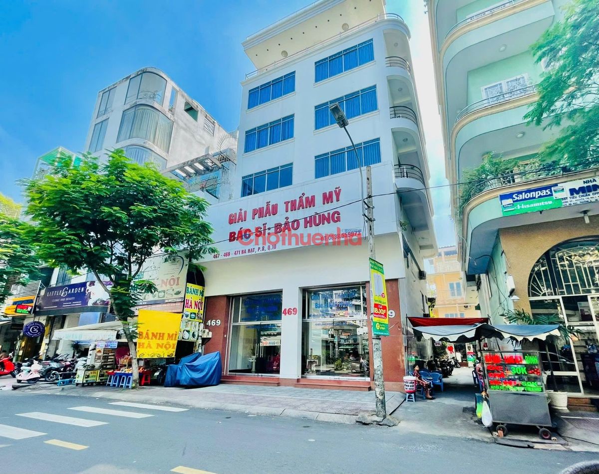 CHO THUÊ TÒA NHÀ 467–471 BÀ HẠT, PHƯỜNG DIÊN HỒNG, QUẬN 10