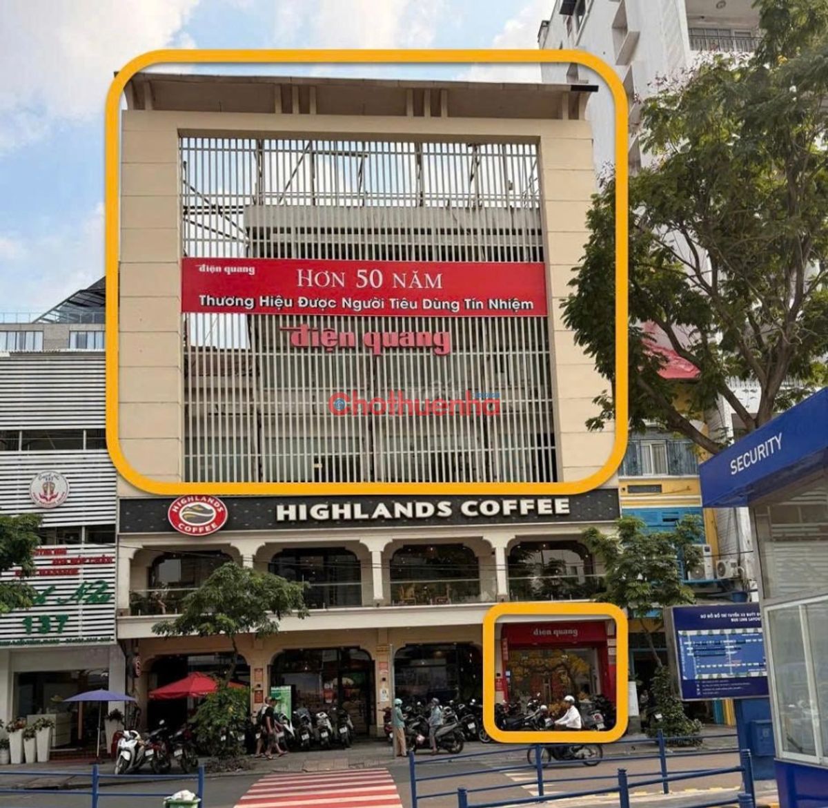 Cho thuê toà nhà mặt tiền 119 Hàm Nghi – Phường Nguyễn Thái Bình, Quận 1