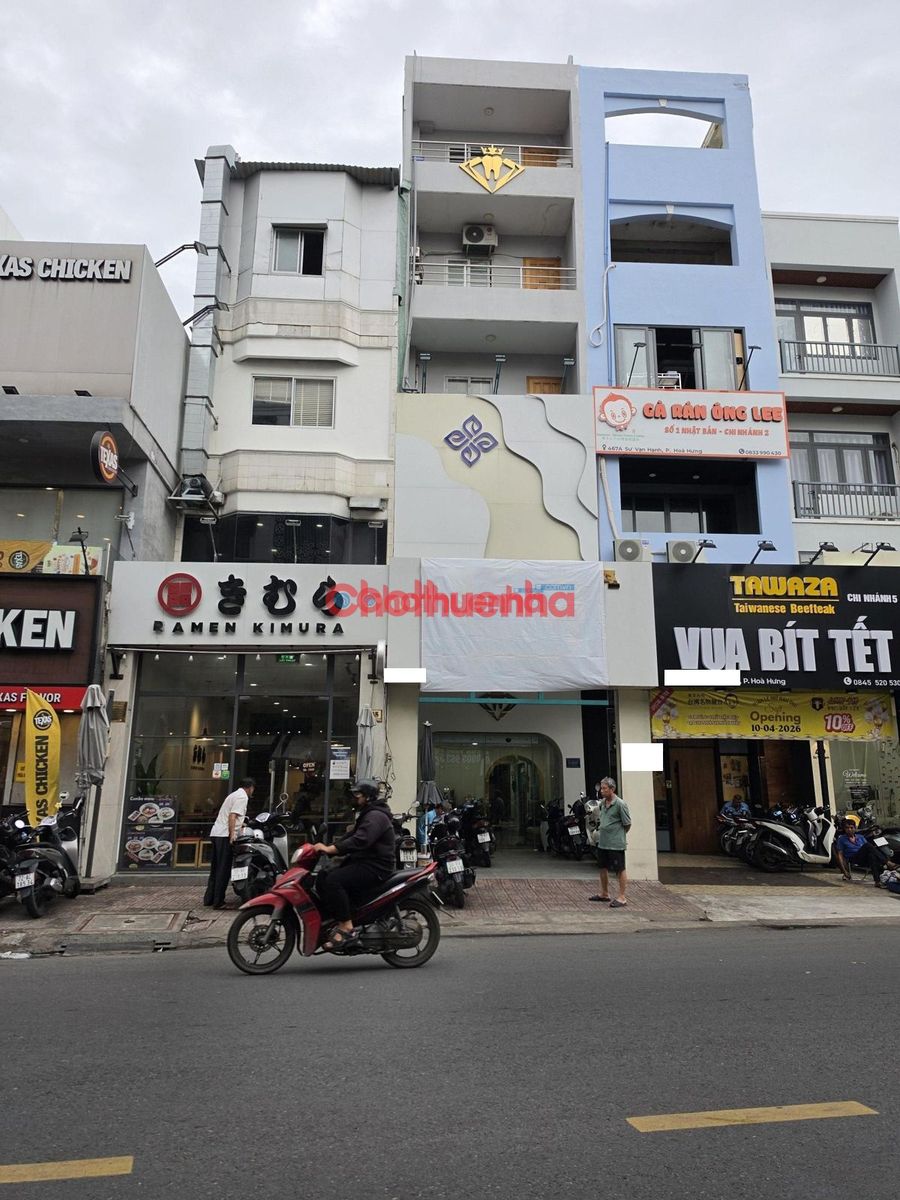CHO THUÊ NHÀ MẶT TIỀN SƯ VẠN HẠNH, PHƯỜNG 12, QUẬN 10 - CÓ THANG MÁY