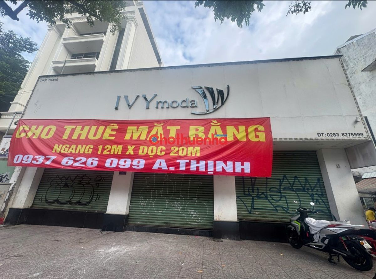 CHO THUÊ MẶT BẰNG VÕ THỊ SÁU QUẬN 3 DTSD 375M² MẶT TIỀN NHẬN DIỆN TỐT