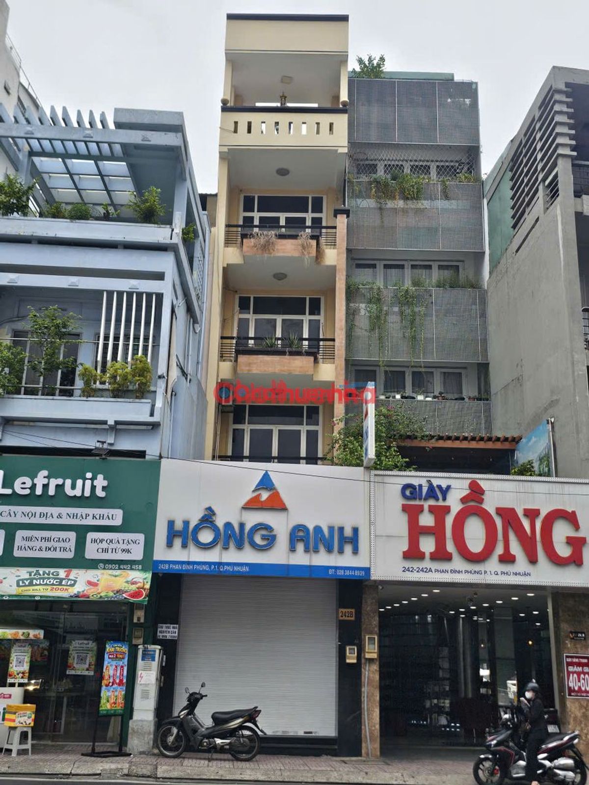 CHO THUÊ NHÀ MẶT TIỀN ĐƯỜNG Phan Đình Phùng, Phường 1, Quận Phú Nhuận