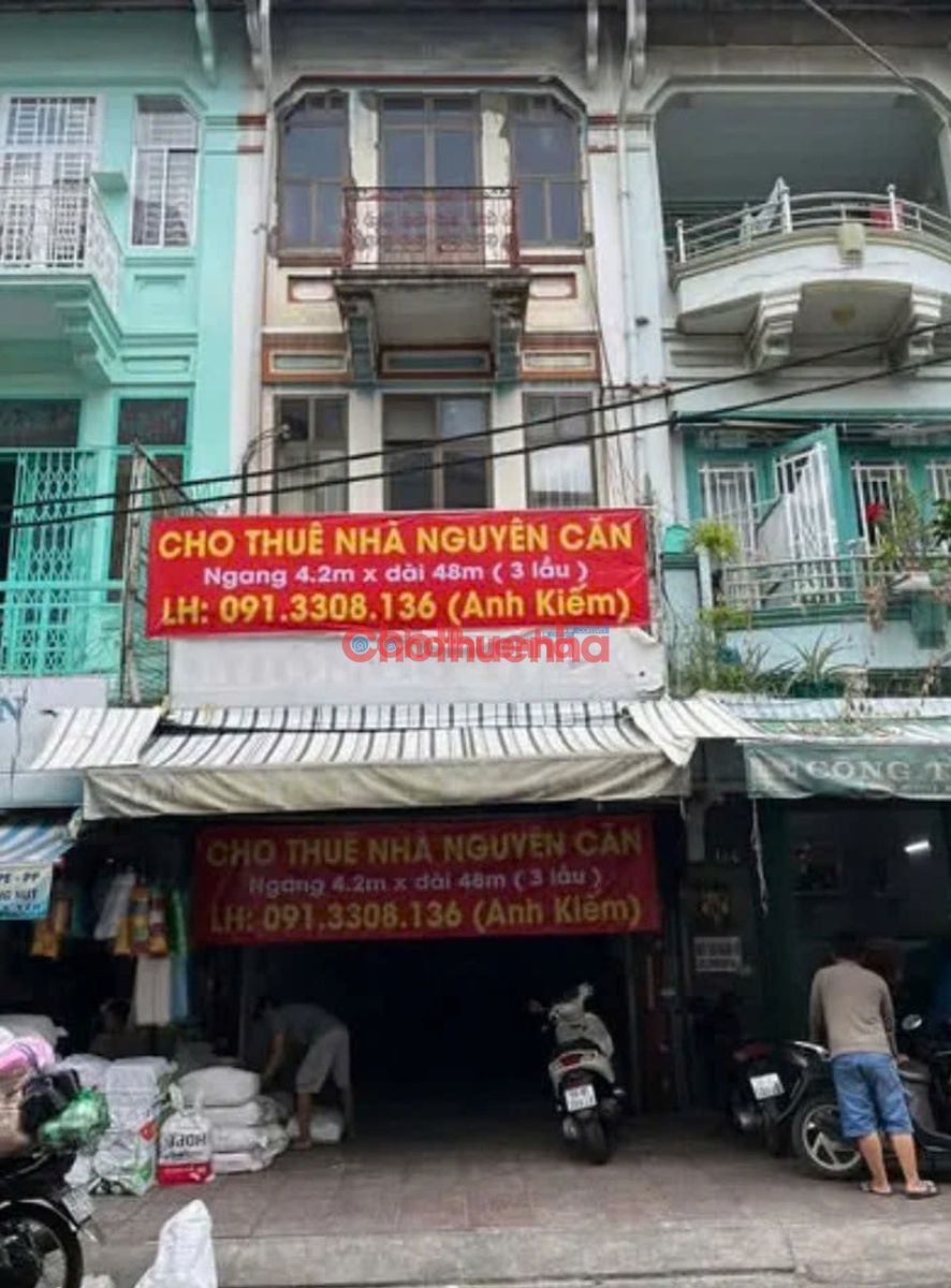 CHO THUÊ NHÀ MẶT TIỀN CHU VĂN AN, PHƯỜNG 2, QUẬN 6