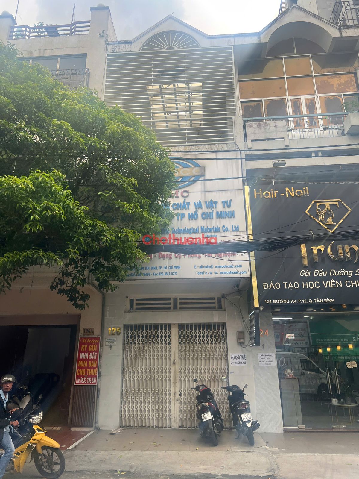 CHO THUÊ NHÀ NGUYÊN CĂN ĐƯỜNG A4, PHƯỜNG 12, QUẬN TÂN BÌNH
