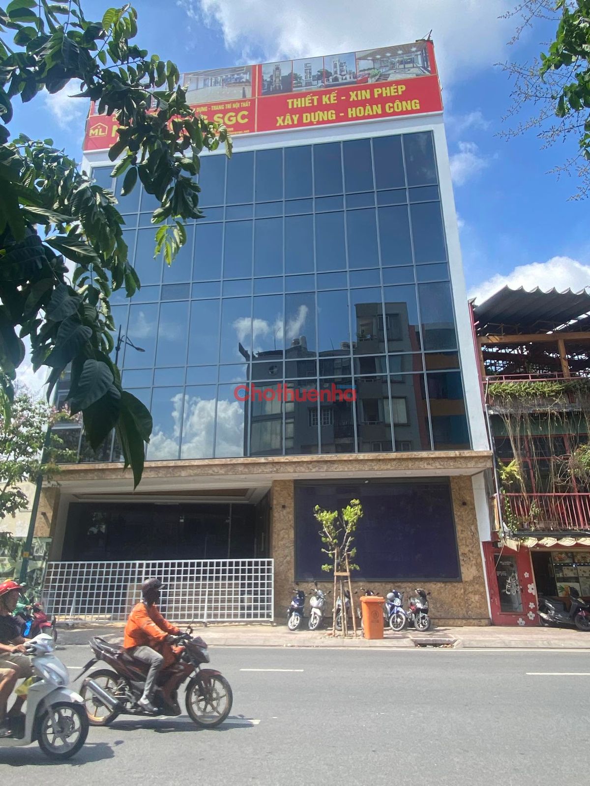 CHO THUÊ TÒA NHÀ VĂN PHÒNG BẠCH ĐẰNG TÂN BÌNH, HẦM 5 LẦU, THANG MÁY, PCCC
