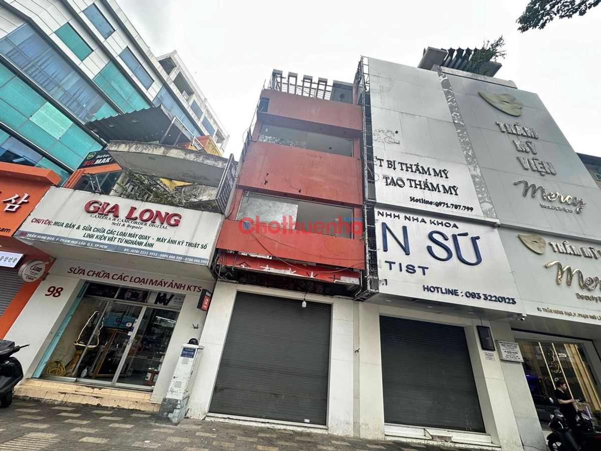 CHO THUÊ NHÀ MẶT TIỀN Trần Hưng Đạo, Bến Thành, Quận 1