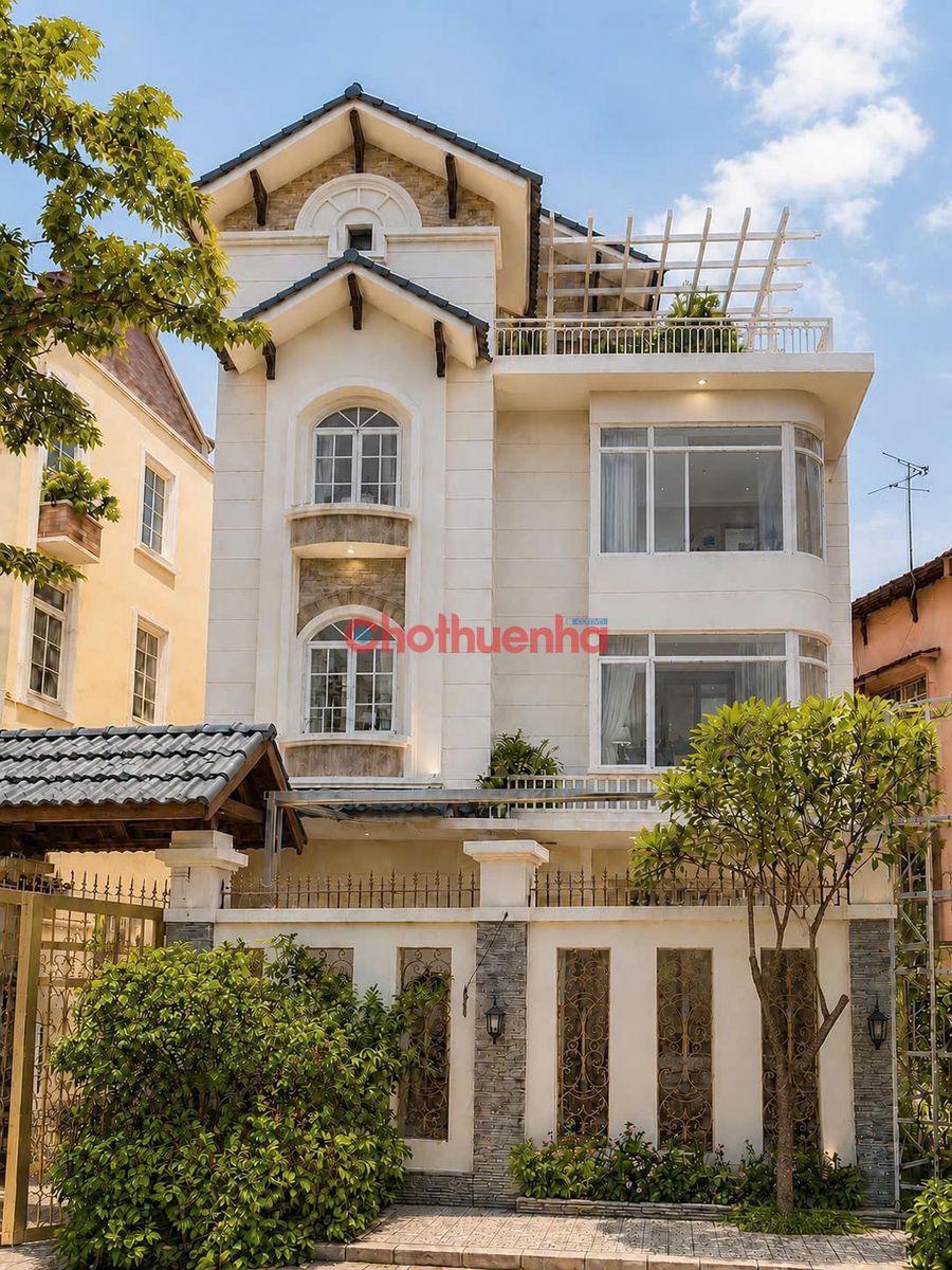 CHO THUÊ BIỆT THỰ CAO CẤP KDC VĂN MINH QUẬN 2, HỒ BƠI RIÊNG, 7 PHÒNG MASTER
