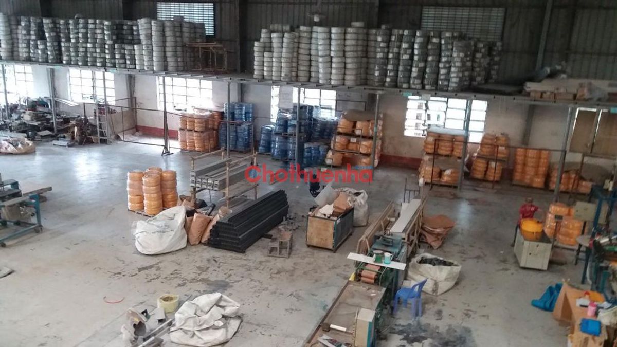 CHO THUÊ NHÀ XƯỞNG MẶT TIỀN PHẠM VĂN CỘI CỦ CHI, 1.700M², ĐIỆN 500KVA, GIÁ 92TR