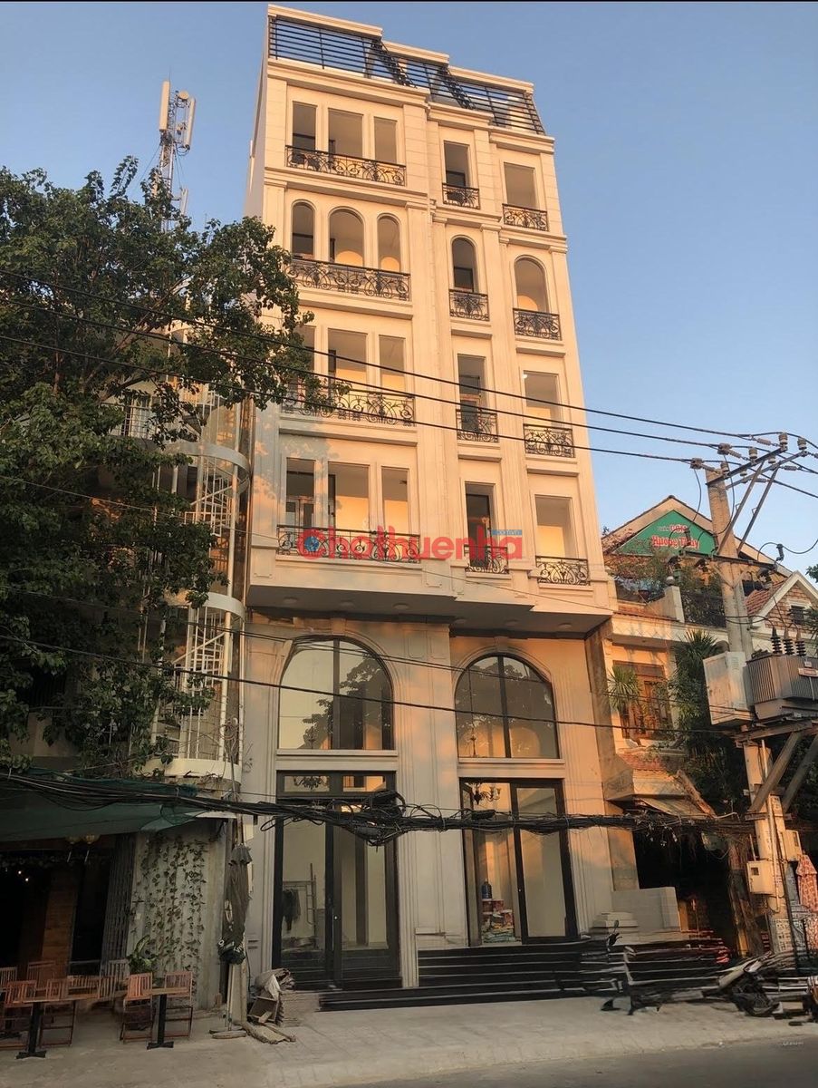 CHO THUÊ TÒA NHÀ THANH ĐA BÌNH THẠNH, 1 TRỆT 1 LỬNG 5 LẦU, 11 PHÒNG, THANG MÁY