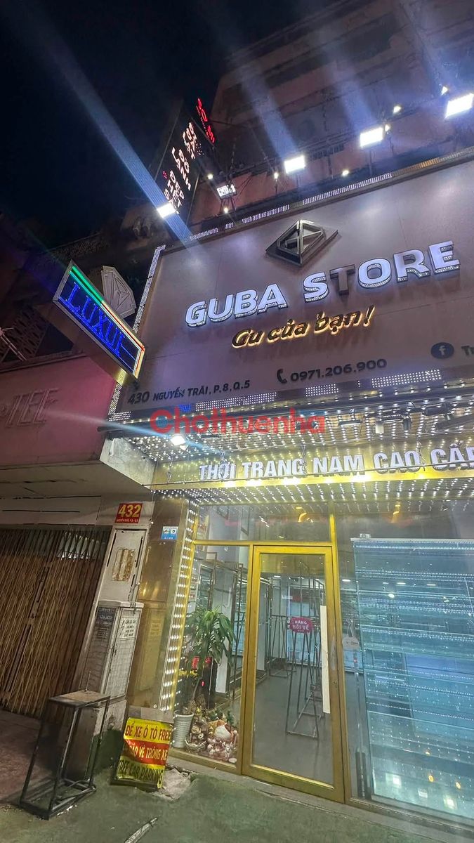 Cho thuê nhà mặt tiền  Nguyễn Trãi, Phường 7, Quận 5 , DT: 5.1x16m