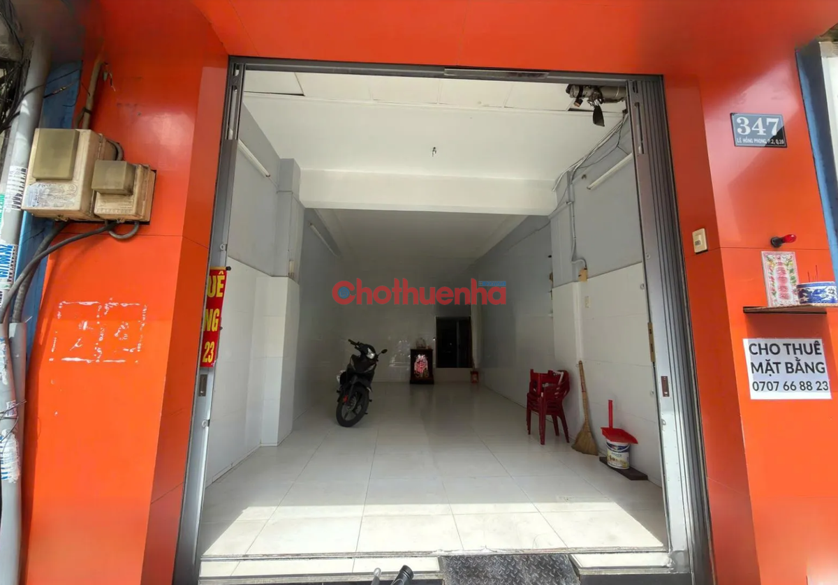 Cho thuê mặt bằng mặt tiền Lê Hồng Phong , Quận 10, DT: 36m2