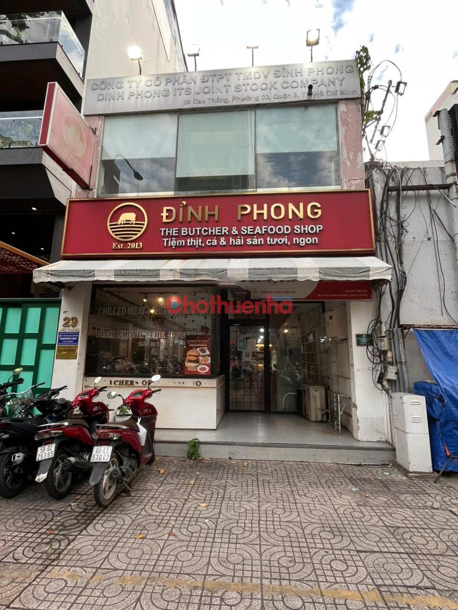 NHÀ CHO THUÊ Cao Thắng, Phường 2, Quận 3 