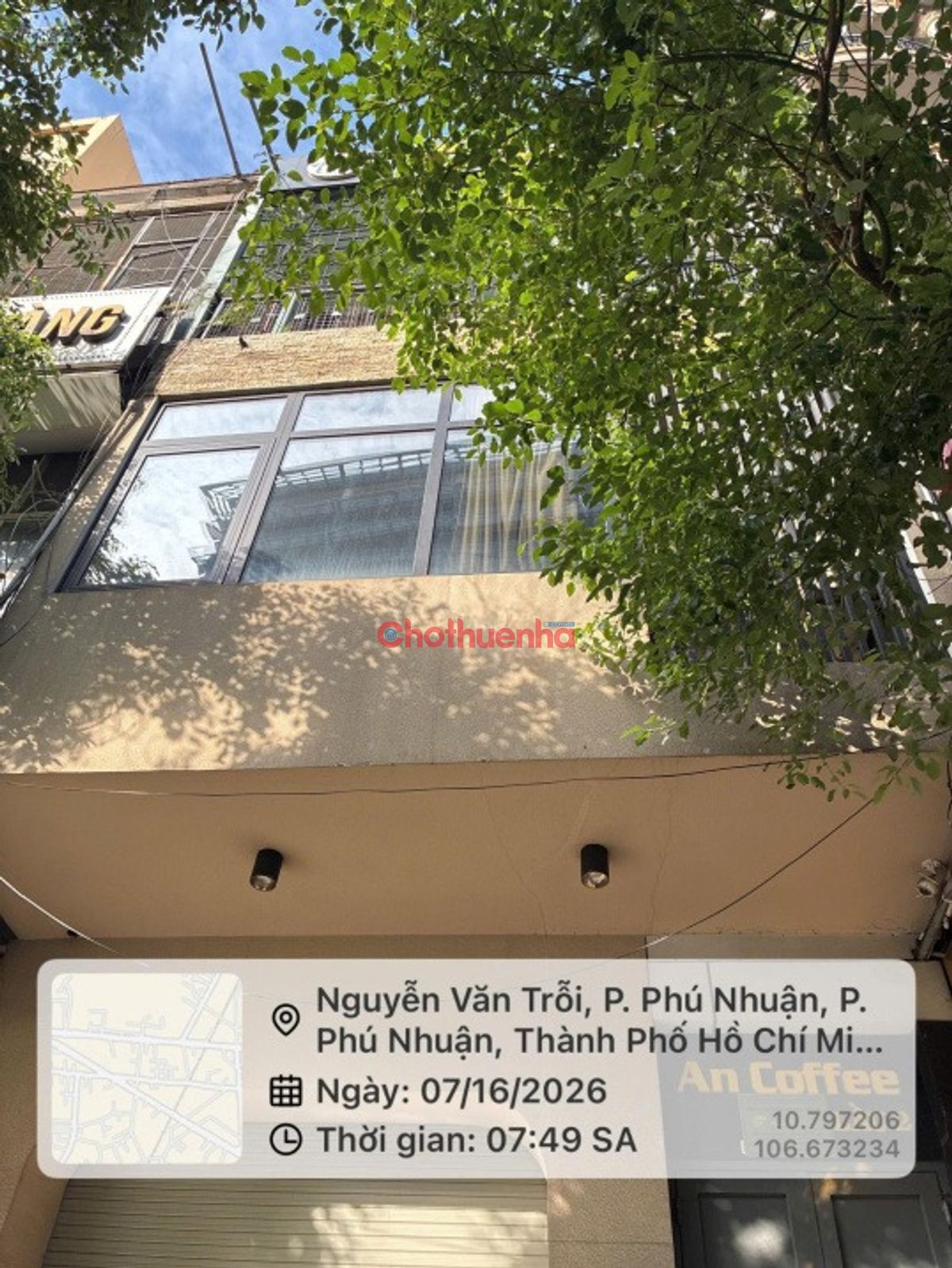 CHO THUÊ NHÀ MẶT TIỀN – ĐƯỜNG NGUYỄN VĂN TRỖI, PHƯỜNG 10, QUẬN PHÚ NHUẬN