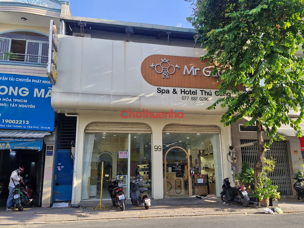 CHO THUÊ NHÀ MẶT TIỀN TRƯƠNG VĨNH KÝ, TÂN PHÚ - NGANG 8M DÀI 20M