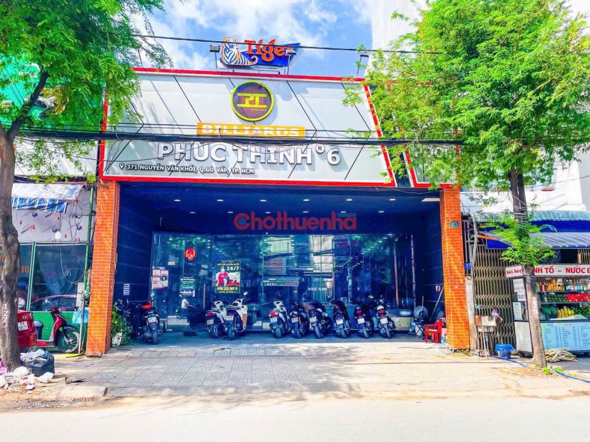 CHO THUÊ NHÀ MẶT TIỀN NGUYỄN VĂN KHỐI GÒ VẤP, DIỆN TÍCH 9.5X45M, GIÁ 75 TRIỆU
