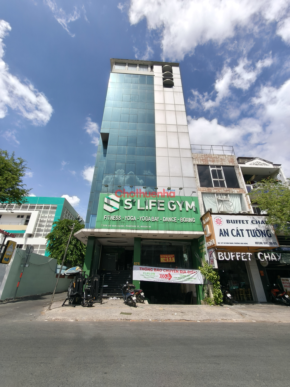 CHO THUÊ NGUYÊN TÒA NHÀ 575 SƯ VẠN HẠNH, PHƯỜNG 13, QUẬN 10