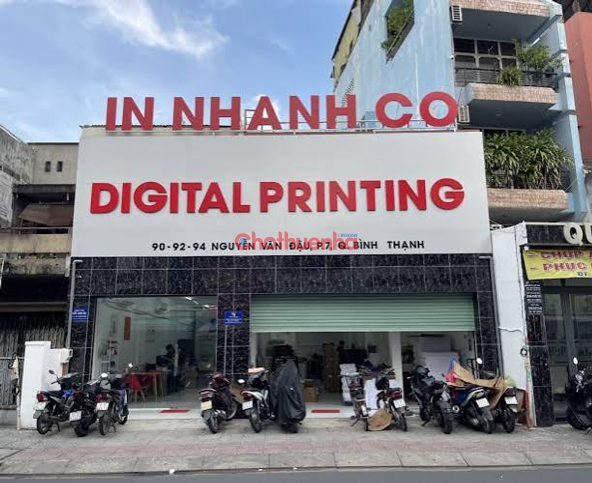 CHO THUÊ NHÀ MẶT TIỀN NGUYỄN VĂN ĐẬU BÌNH THẠNH, NGANG 11M, 1 TRỆT 1 LẦU, GIÁ 100 TRIỆU