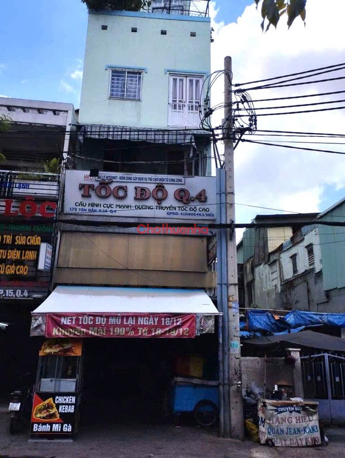 Cho Thuê Nhà Tôn Đản, Phường 15, Quận 4, DT: 4.3x20m