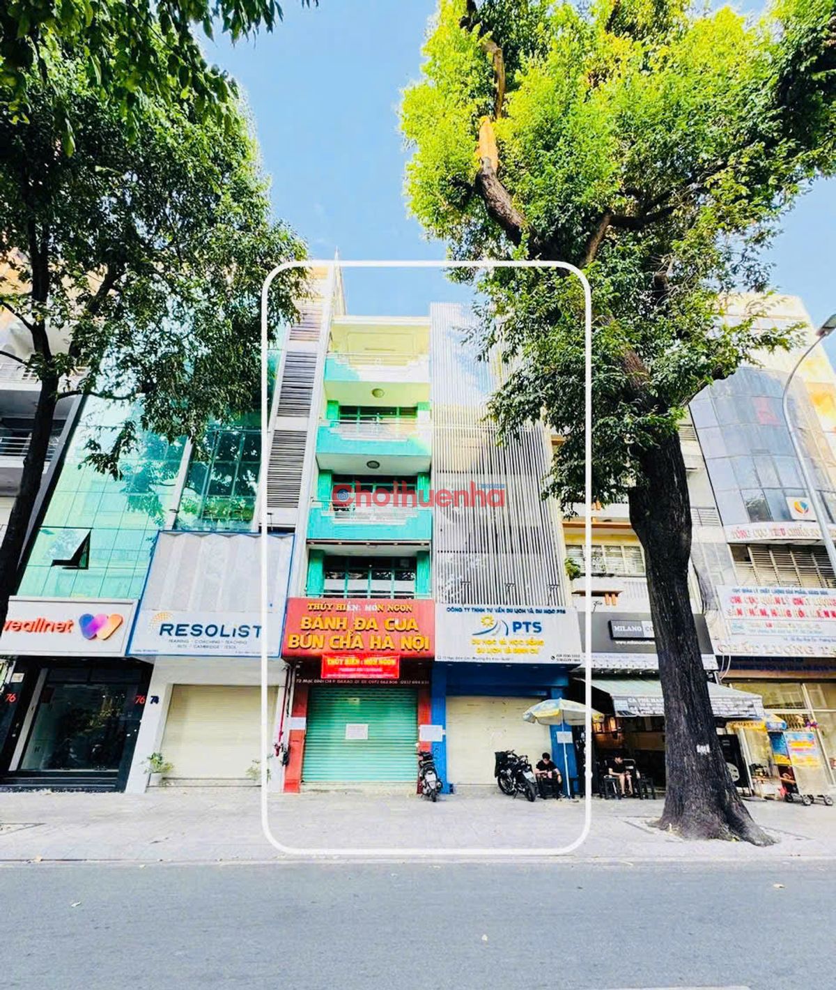 CHO THUÊ NHÀ MẶT TIỀN 70 - 72 MẠC ĐỈNH CHI, PHƯỜNG ĐAKAO, QUẬN 1