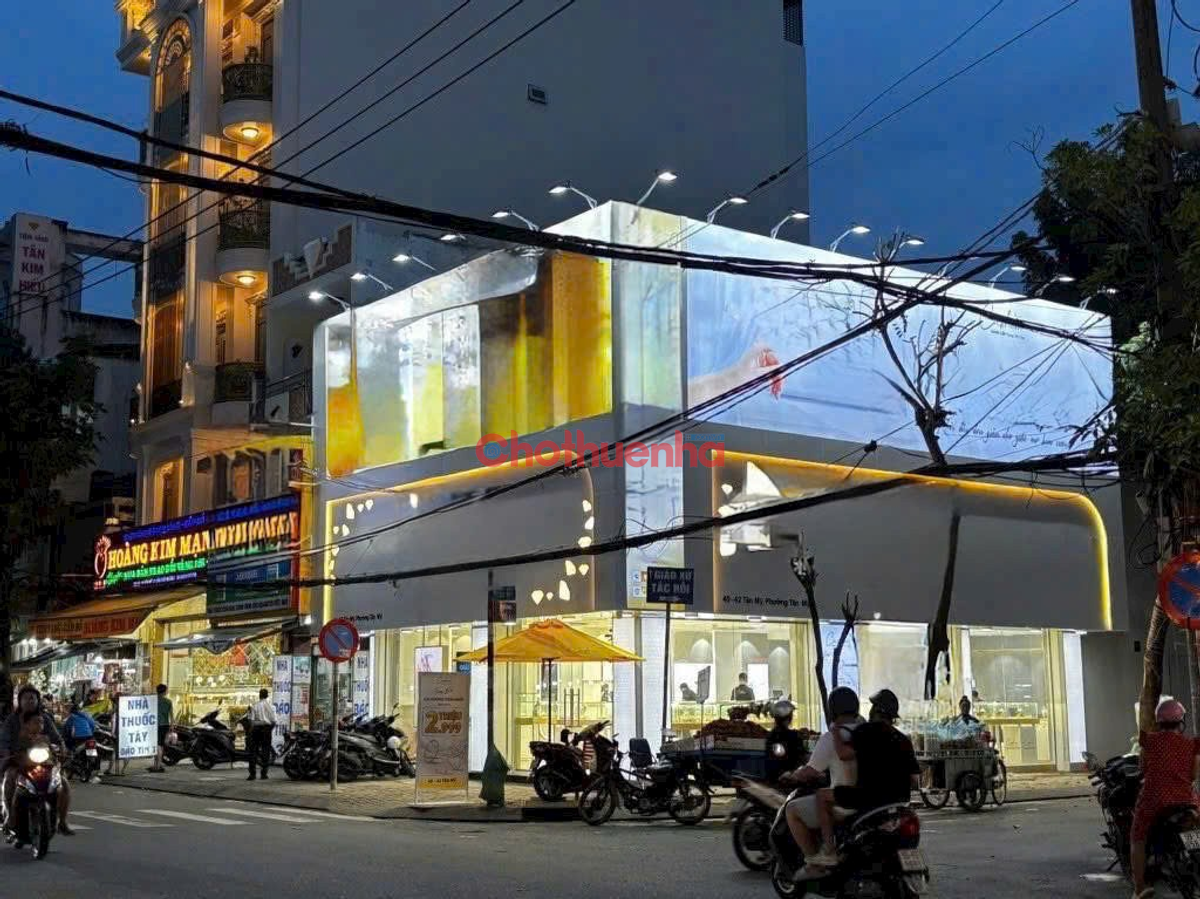 CHO THUÊ MẶT BẰNG GÓC 2 MẶT TIỀN TÂN MỸ QUẬN 7 DIỆN TÍCH 8X18M