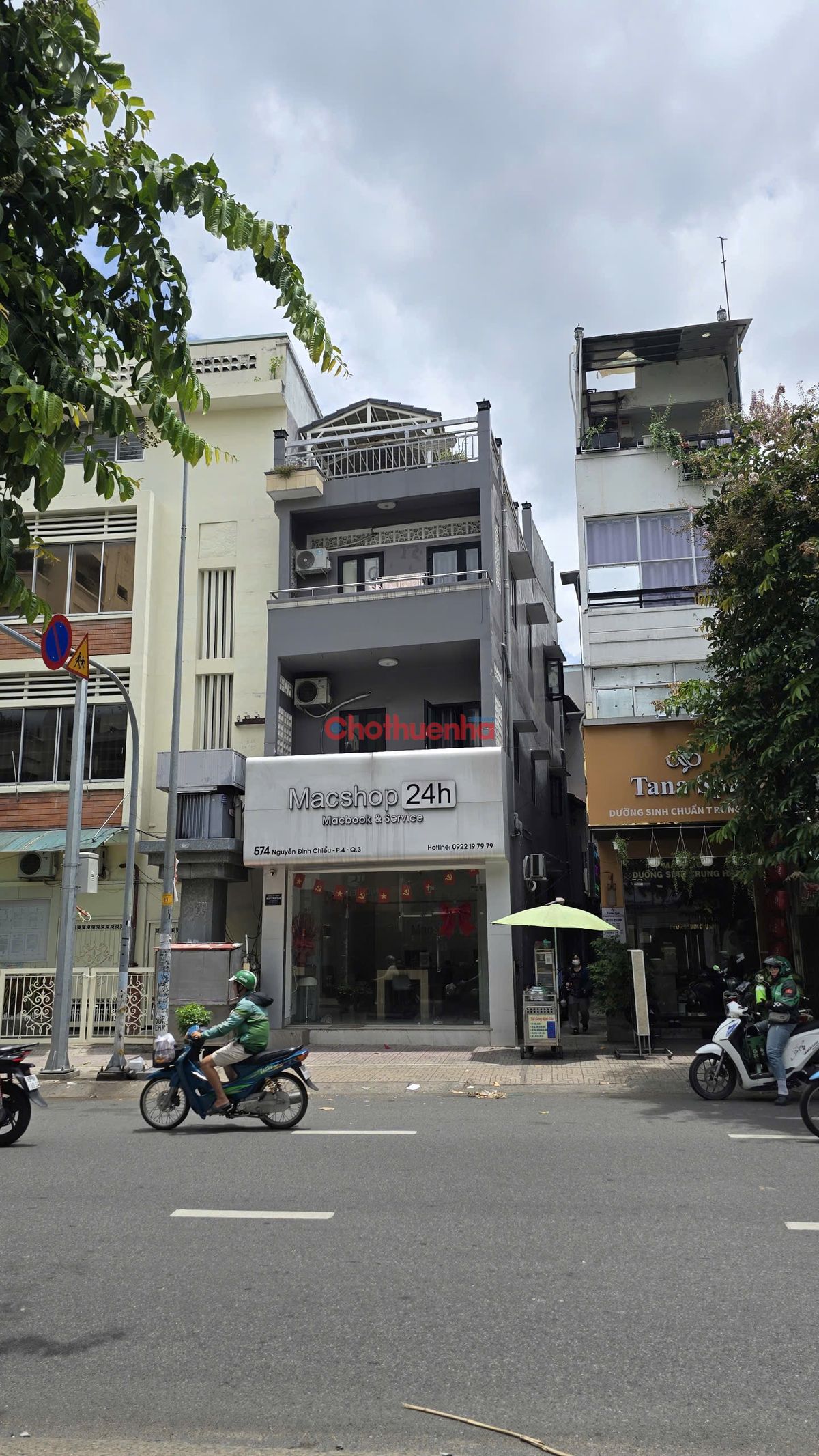 CHO THUÊ NHÀ GÓC 2 MẶT TIỀN ĐƯỜNG NGUYỄN ĐÌNH CHIỂU, Q3