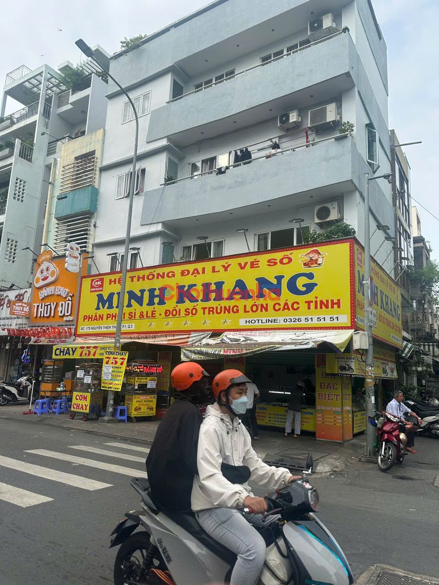 CHO THUÊ MẶT BẰNG KINH DOANH GÓC 2MT NGUYỄN THIỆN THUẬT, PHƯỜNG 1, QUẬN 3