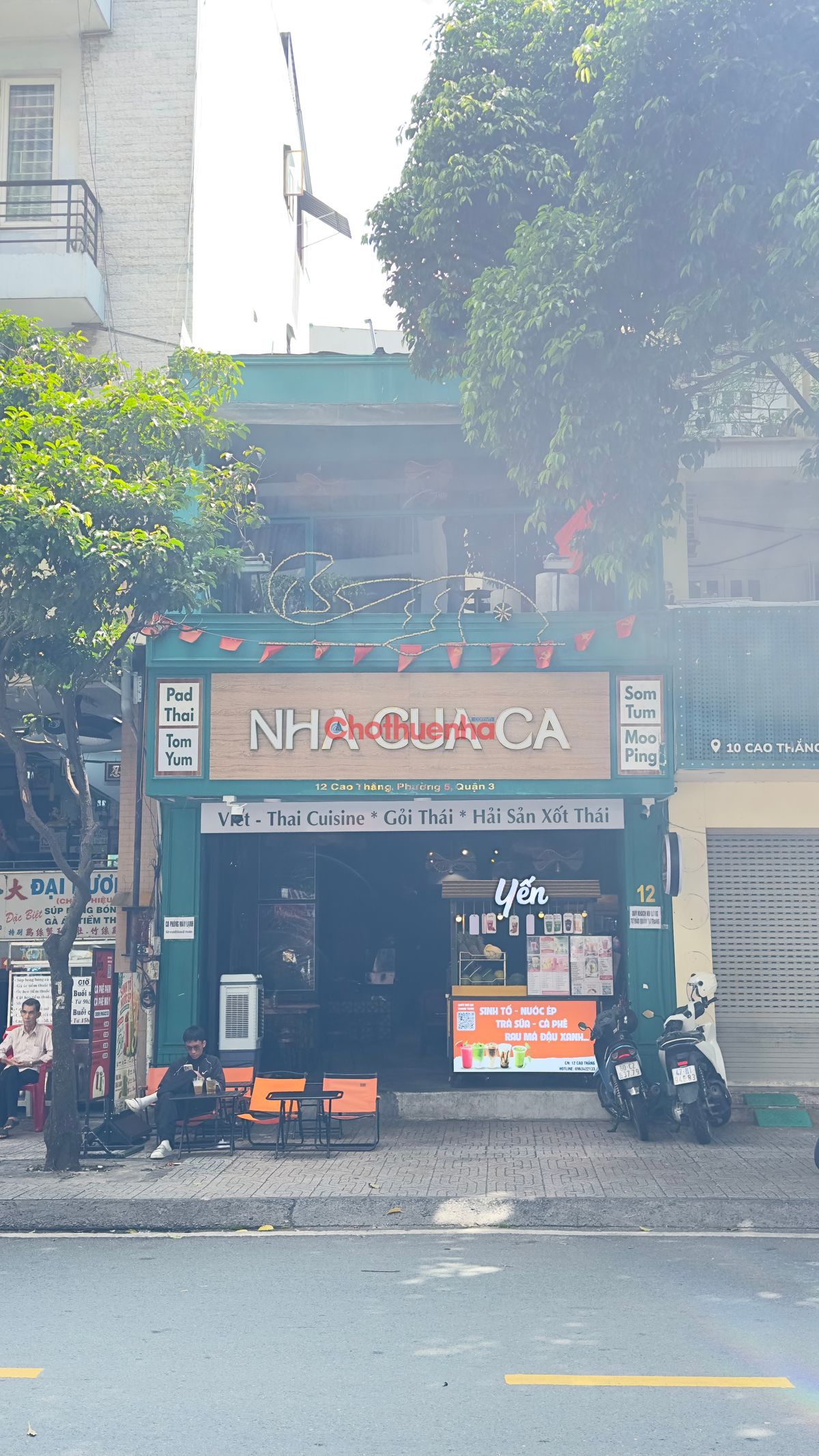 CHO THUÊ MẶT BẰNG KINH DOANH, NGUYÊN CĂN 5X20M, MT ĐƯỜNG CAO THẮNG QUẬN 3