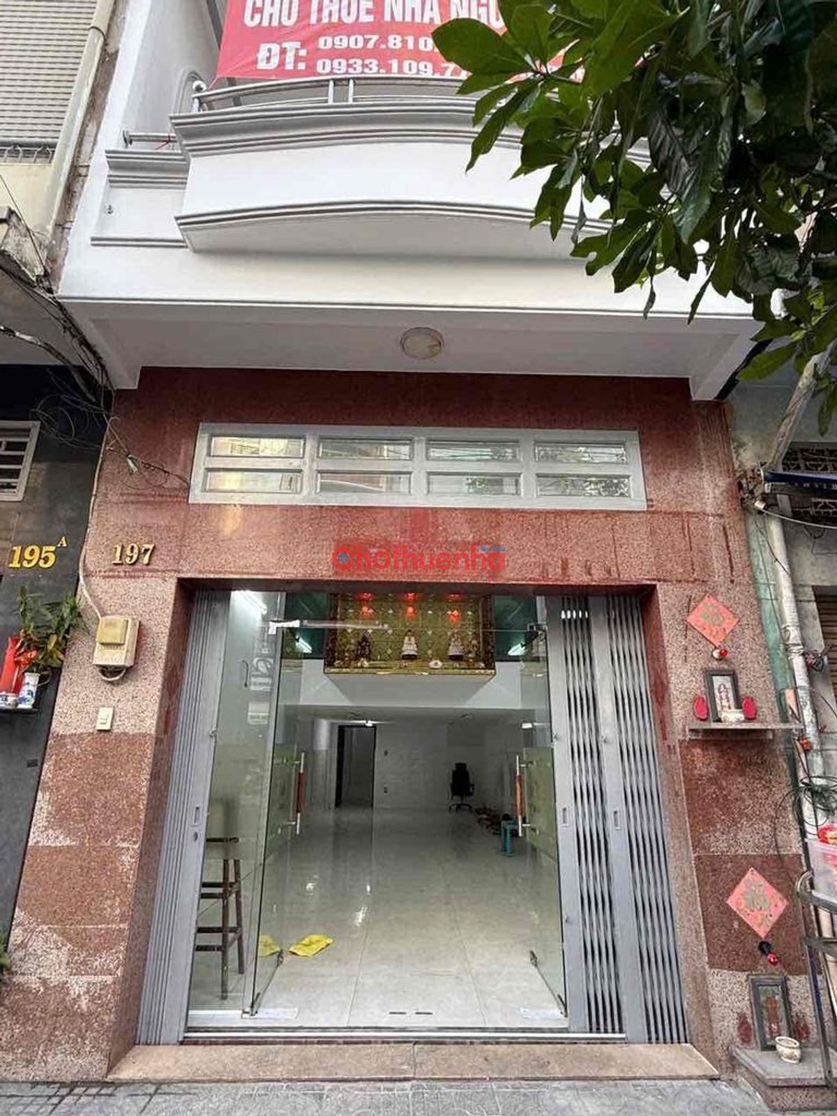 CHO THUÊ NHÀ MẶT TIỀN 197 MAI XUÂN THƯỞNG, PHƯỜNG 5, QUẬN 6