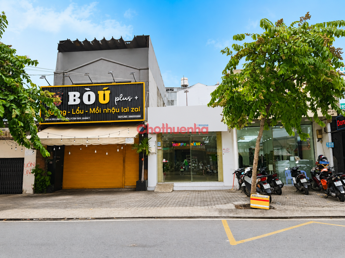 CHO THUÊ MẶT BẰNG MẶT TIỀN LÂM VĂN BỀN QUẬN 7 – SÀN TRỐNG SUỐT