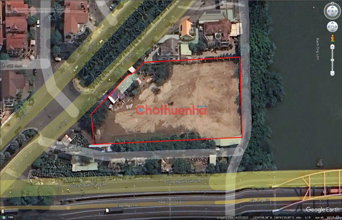 CHO THUÊ ĐẤT 2 MẶT TIỀN ĐƯỜNG 9A & BỜ SÔNG KHU TRUNG SƠN – HƠN 4.000M²