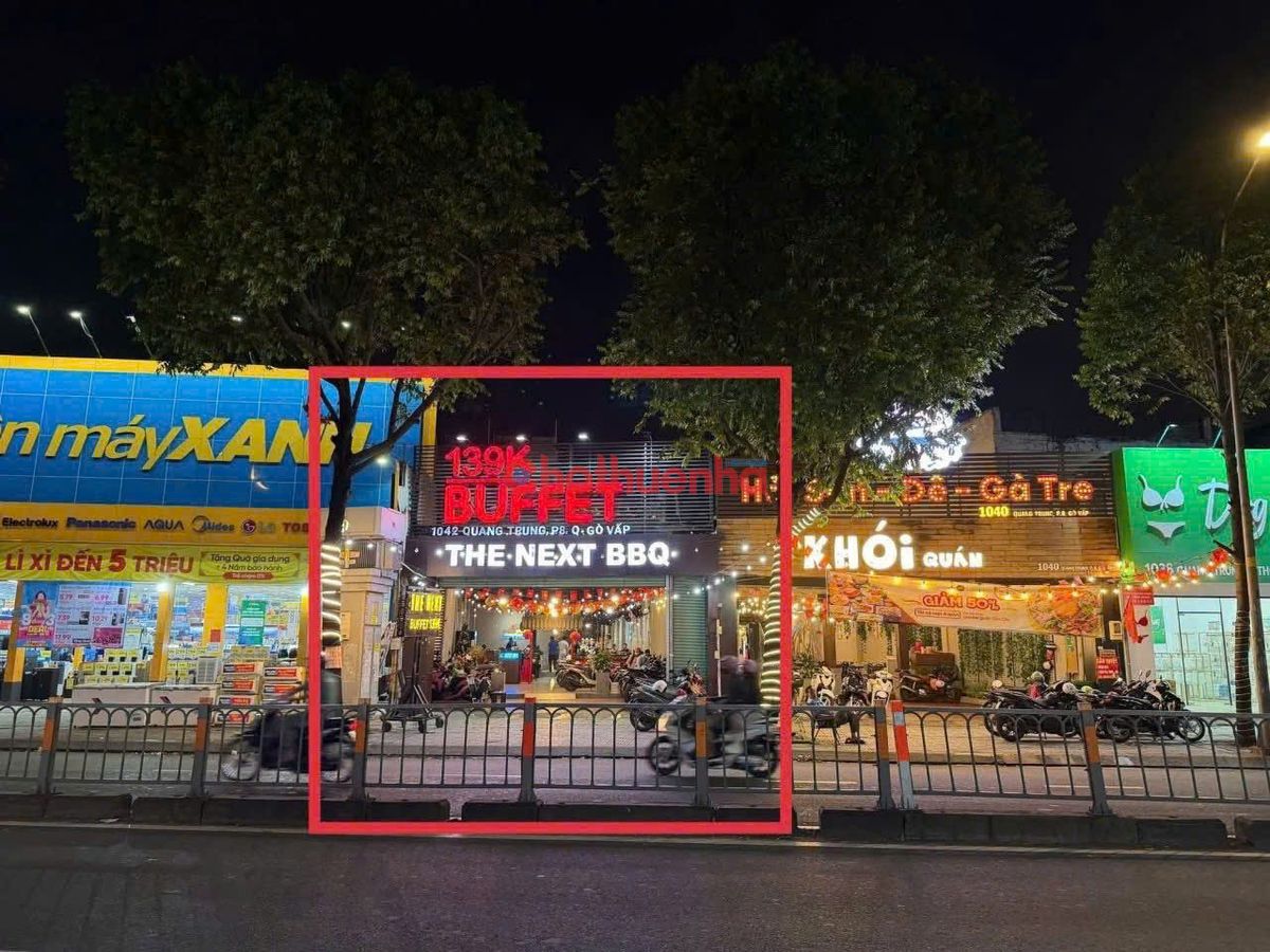 CHO THUÊ MẶT BẰNG QUANG TRUNG, PHƯỜNG 8, QUẬN GÒ VẤP