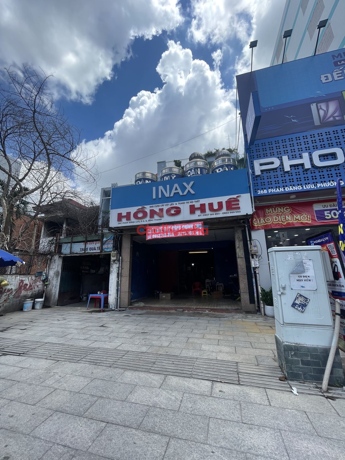 Cho thuê mặt bằng mặt tiền Phan Đăng Lưu Phường Gia Định Quận Bình Thạnh