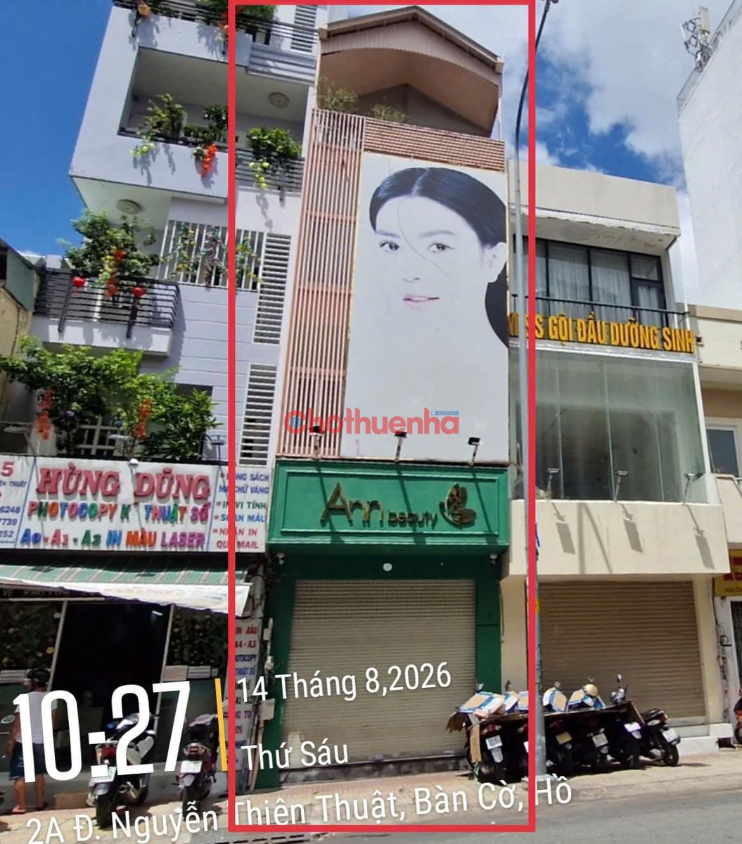 Cho thuê mặt bằng kinh doanh, nguyên căn 4x13m, mặt tiền đường Nguyễn Thiện Thuật, Quận 3
