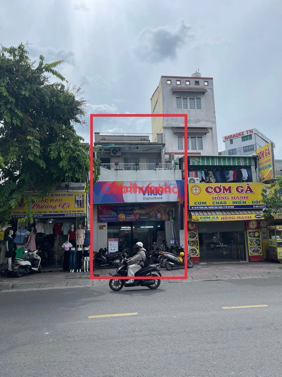 Cho thuê nhà mặt tiền đường Nơ Trang Long Phường 14 Quận Bình Thạnh