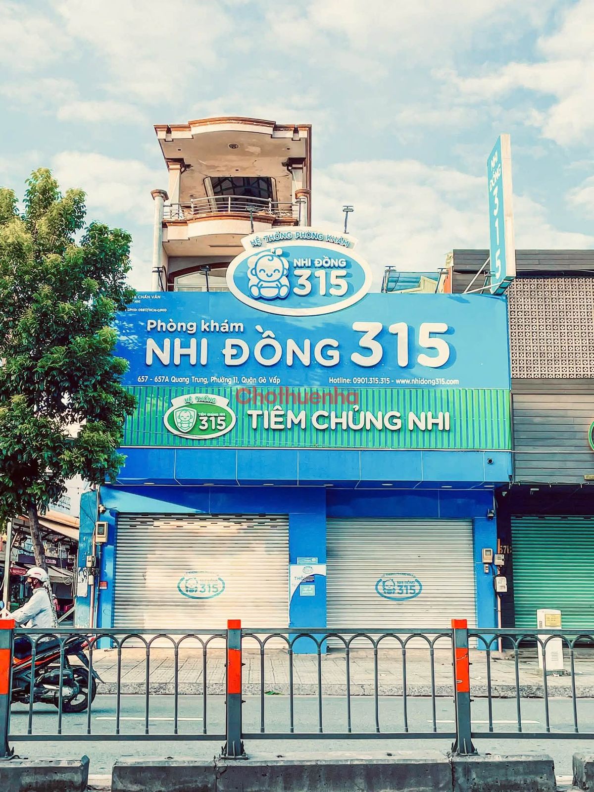 CHO THUÊ MẶT BẰNG QUANG TRUNG, PHƯỜNG 10, QUẬN GÒ VẤP