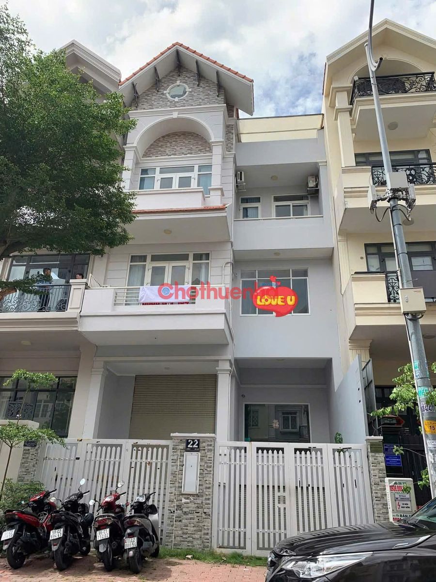 CHO THUÊ NHÀ NGUYÊN CĂN KHU HIM LAM 7,5X20M CÓ THANG MÁY