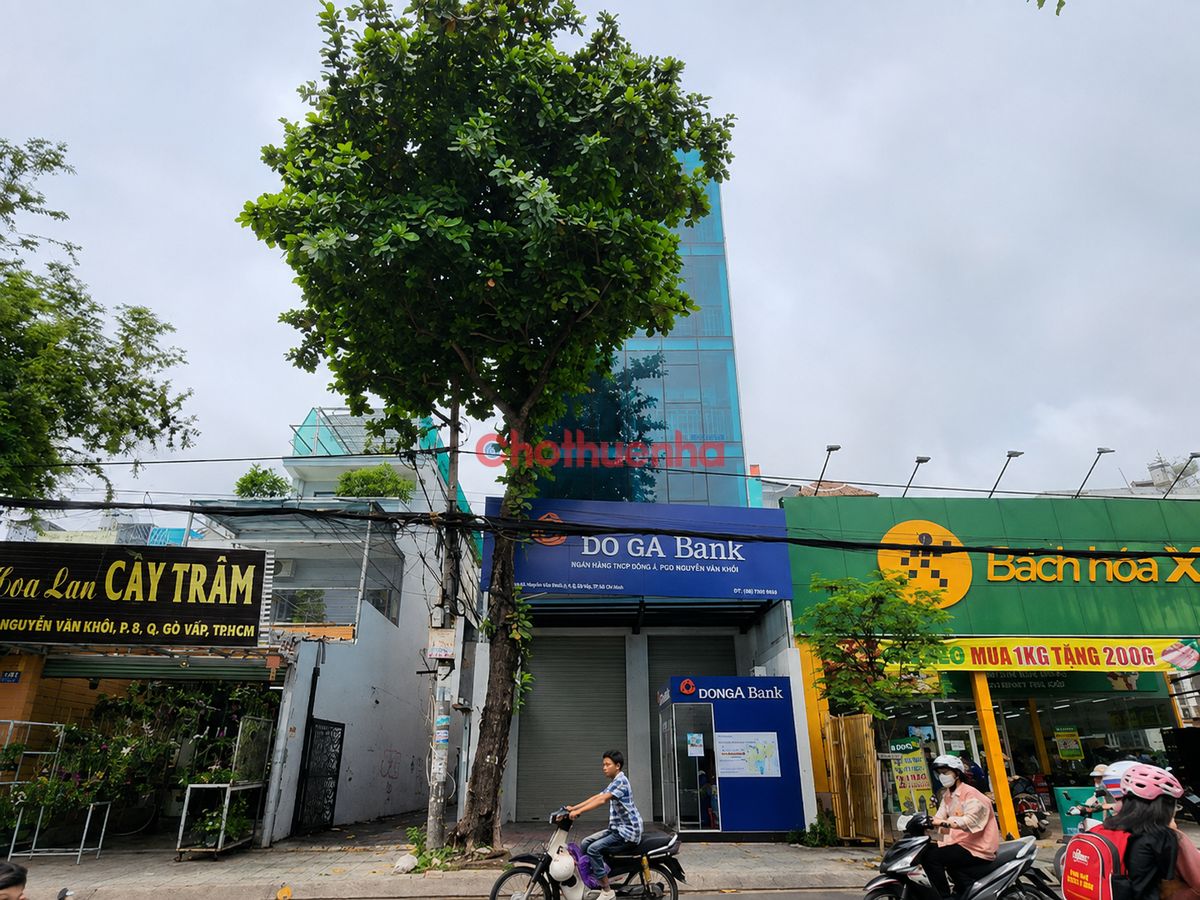 CHO THUÊ TÒA NHÀ 2 MẶT TIỀN  NGUYỄN VĂN KHỐI, PHƯỜNG 8, QUẬN GÒ VẤP
