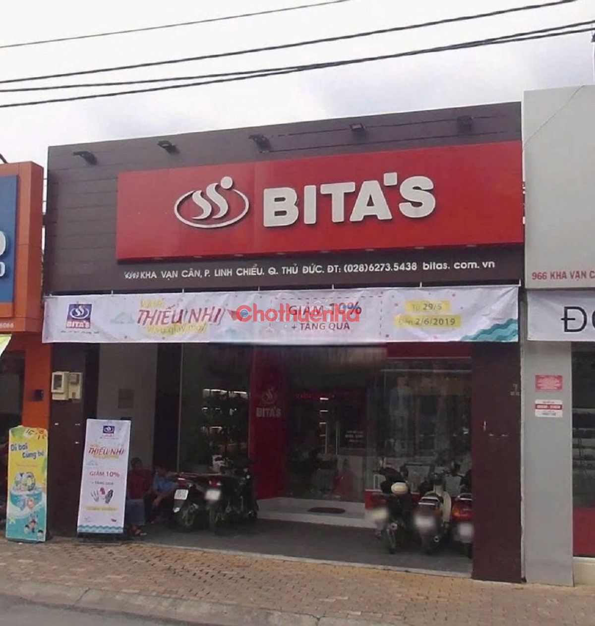 Cho thuê nhà mặt tiền đường Kha Vạn Cân Phường Linh Chiểu Quận Thủ Đức