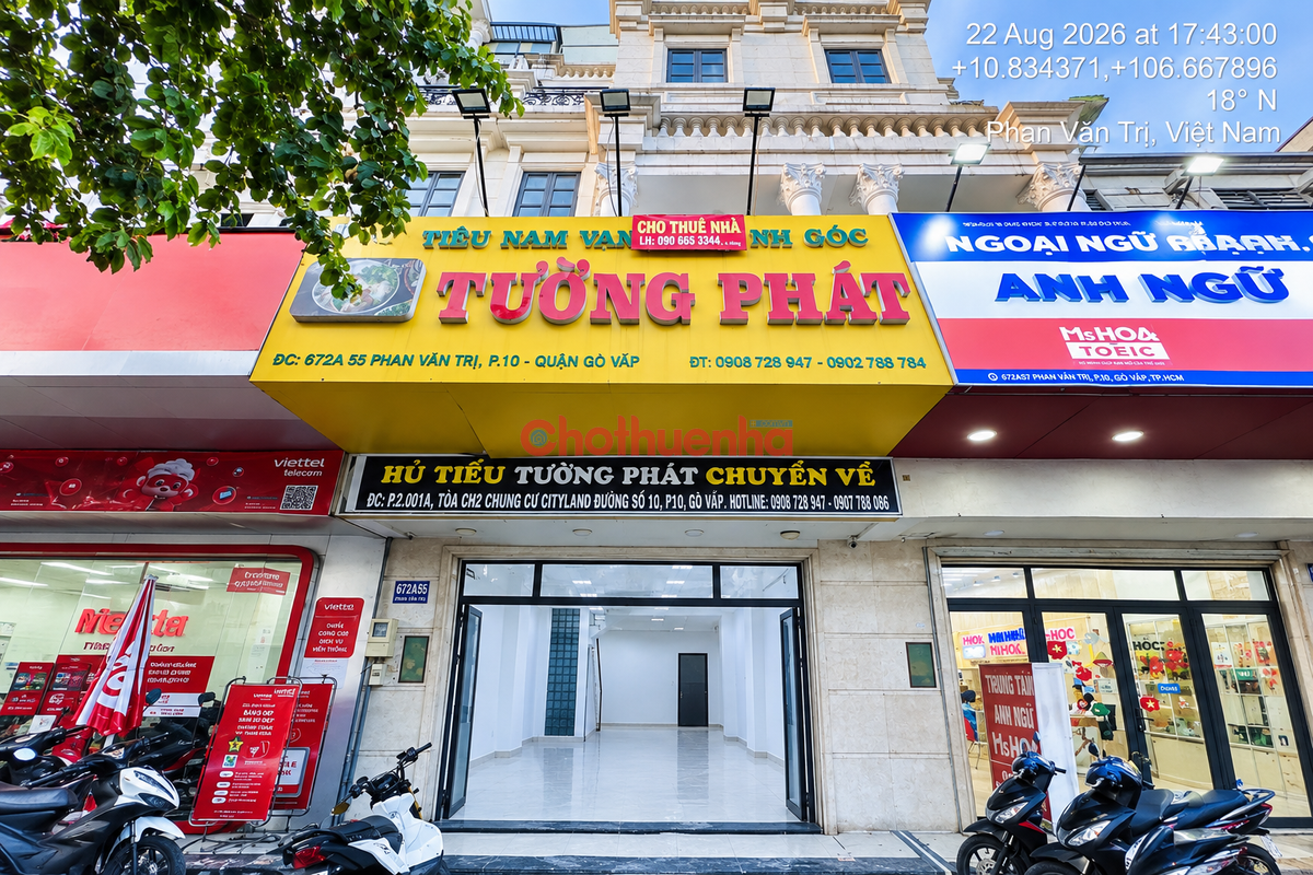 CHO THUÊ NHÀ KHU CITYLAND PARK HILLS – ĐƯỜNG PHAN VĂN TRỊ, DTSD 395,4M²