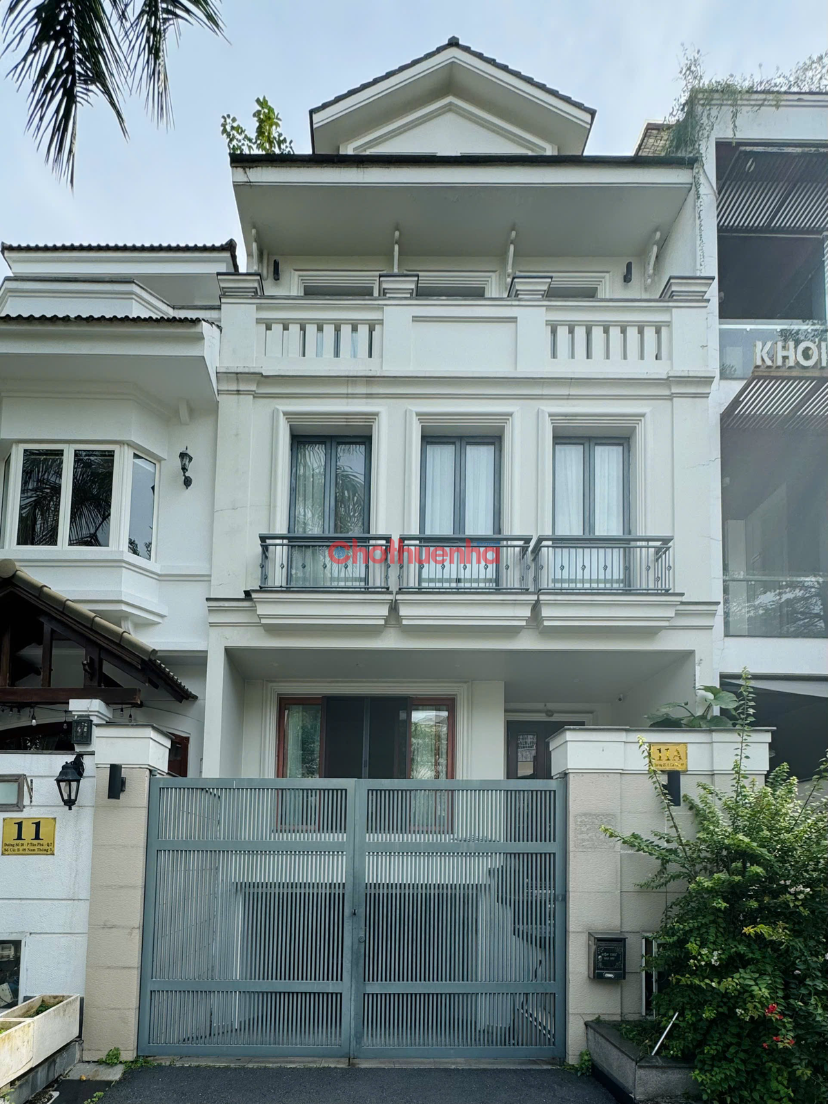 CHO THUÊ BIỆT THỰ B08 NAM THÔNG 3 PHÚ MỸ HƯNG – 7X18M, 5 PHÒNG NGỦ, FULL NỘI THẤT