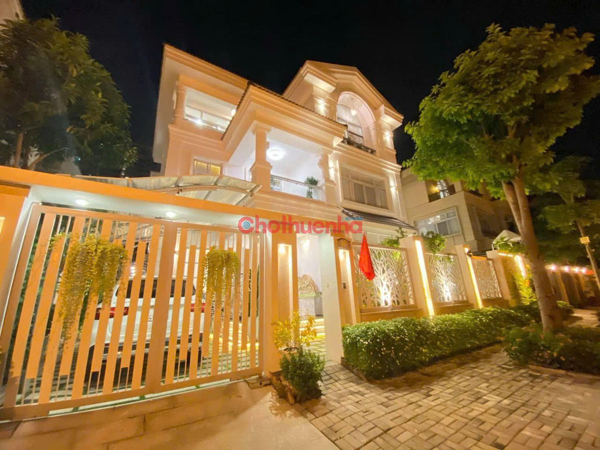 CHO THUÊ BIỆT THỰ NAM VIÊN PHÚ MỸ HƯNG – 274M², HỒ BƠI RIÊNG, 5 PHÒNG NGỦ