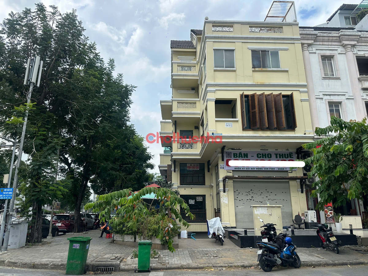 CHO THUÊ NHÀ GÓC 2 MẶT TIỀN BÙI BẰNG ĐOÀN PHÚ MỸ HƯNG – THANG MÁY, CÓ HẦM, BAO THUẾ