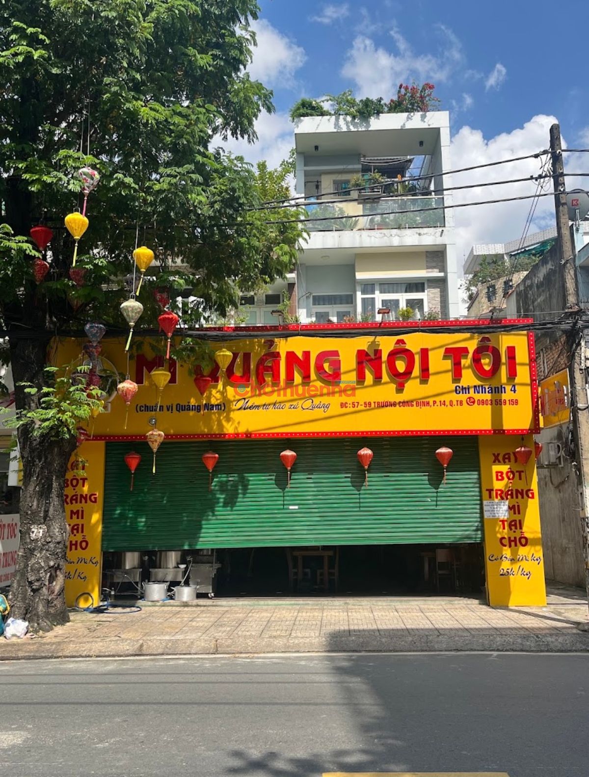 CHO THUÊ MẶT BẰNG 2 MẶT TIỀN TRƯƠNG CÔNG ĐỊNH QUẬN TÂN BÌNH