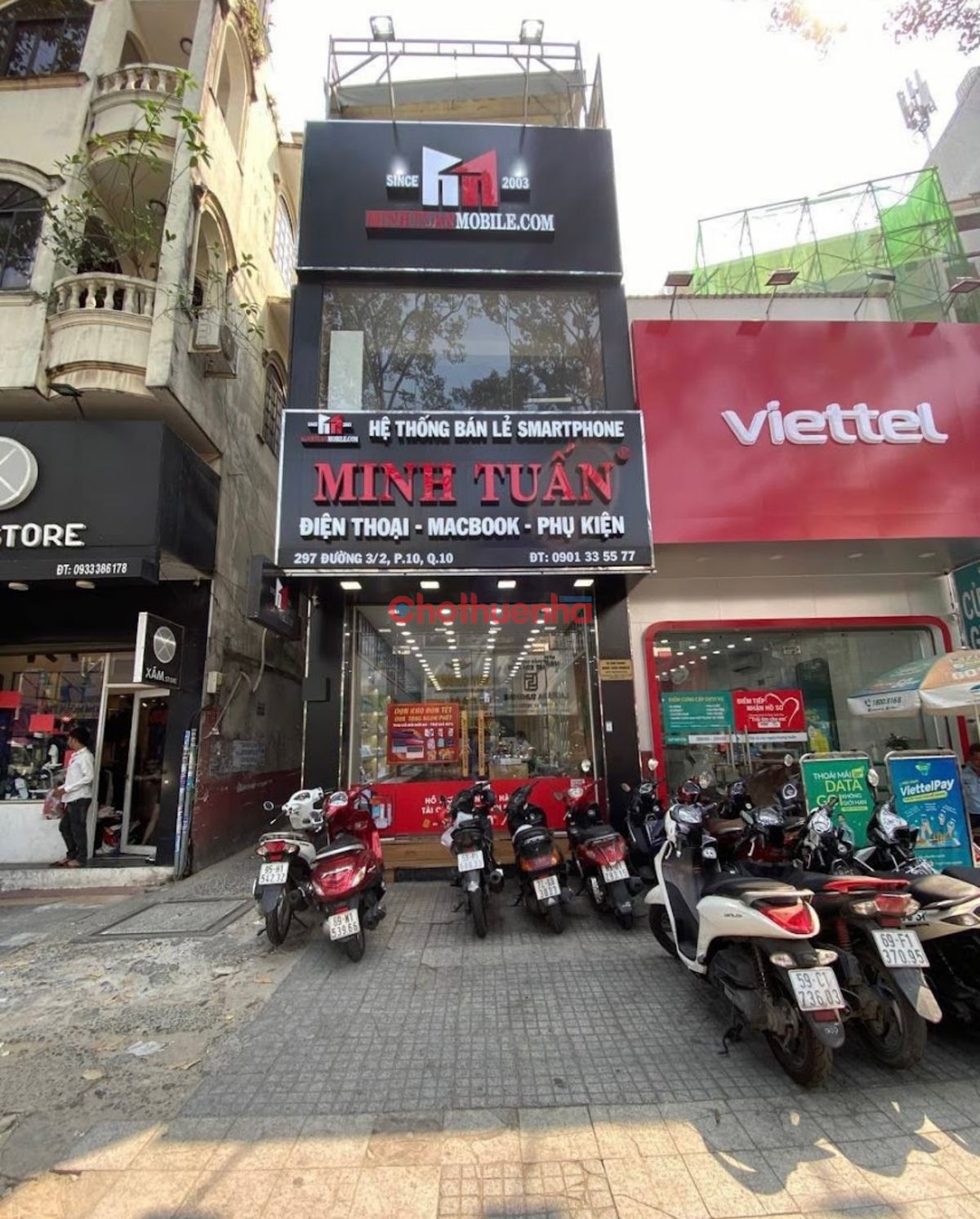 Cho thuê nhà mặt tiền Đường 3/2, Phường 10, Quận 10, DT: 4x17m