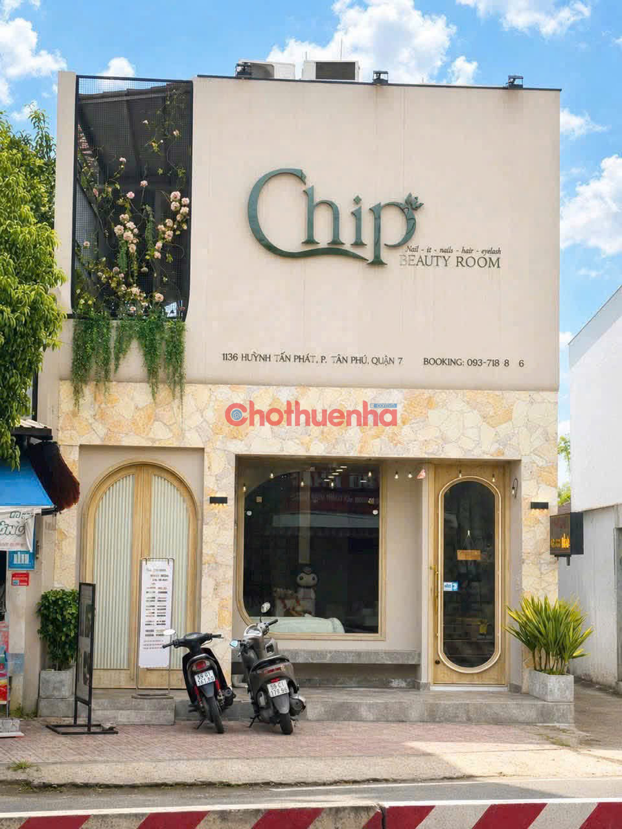 CHO THUÊ MẶT BẰNG MẶT TIỀN HUỲNH TẤN PHÁT – 162M², HỢP NAIL & SALON TÓC