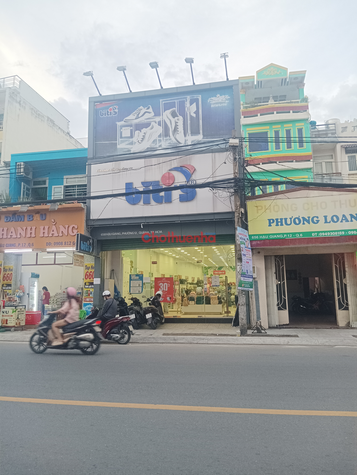 CHO THUÊ NHÀ MẶT TIỀN HẬU GIANG – QUẬN6