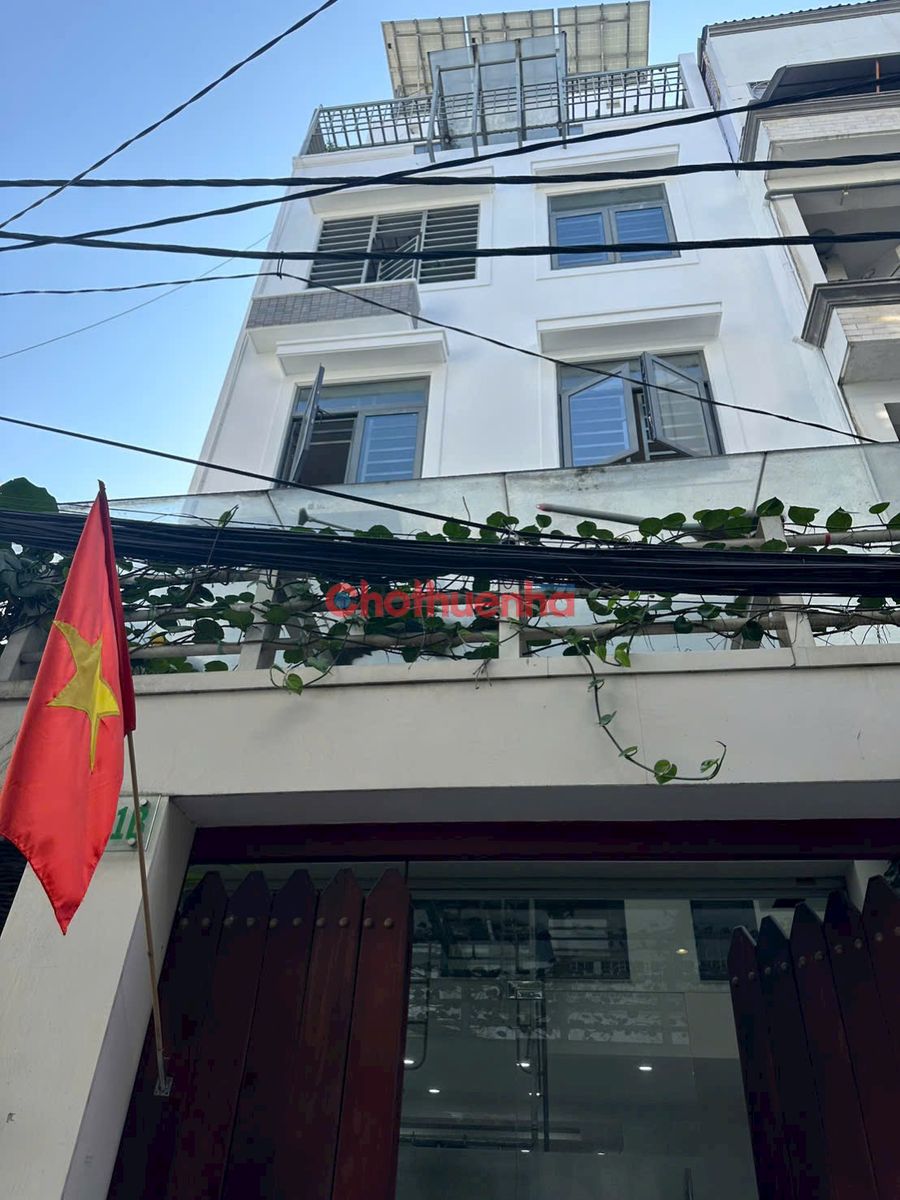 CHO THUÊ NHÀ PHẠM VIẾT CHÁNH, QUẬN 1 – 6 TẦNG, THANG MÁY