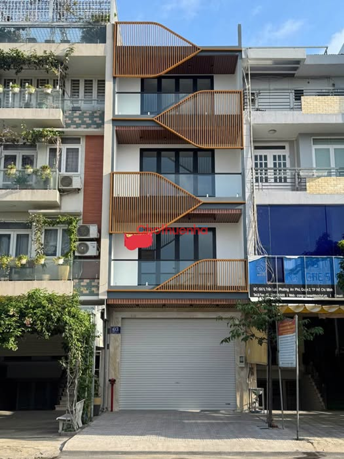 CHO THUÊ NHÀ MẶT TIỀN ĐƯỜNG TRẦN LỰU, PHƯỜNG AN KHÁNH, QUẬN 2– CÓ THANG MÁY & PCCC