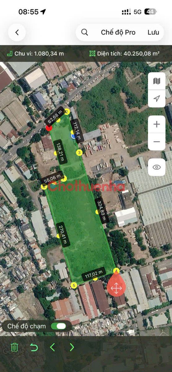 CHO THUÊ 40.000M² ĐẤT TRỐNG ĐƯỜNG TÂY THẠNH, QUẬN TÂN PHÚ
