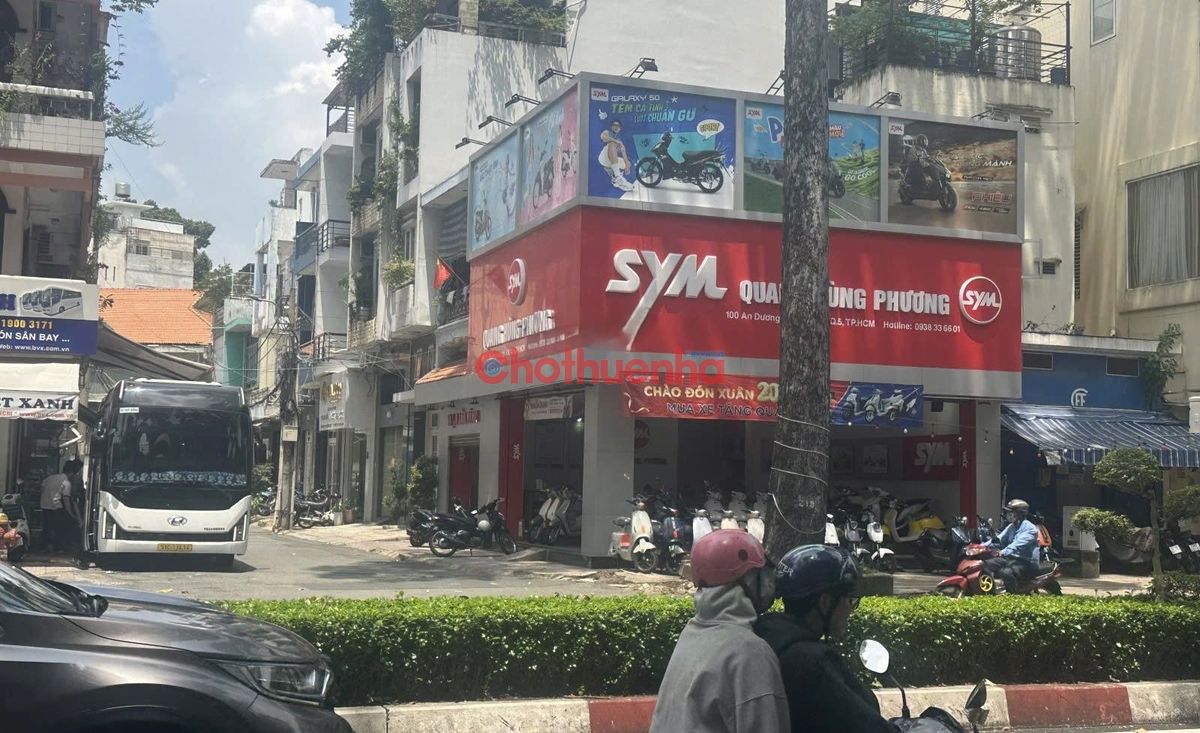 Cho thuê nhà góc 2 mặt tiền  An Dương Vương, Phường 9, Quận 5, DT: 8x10m