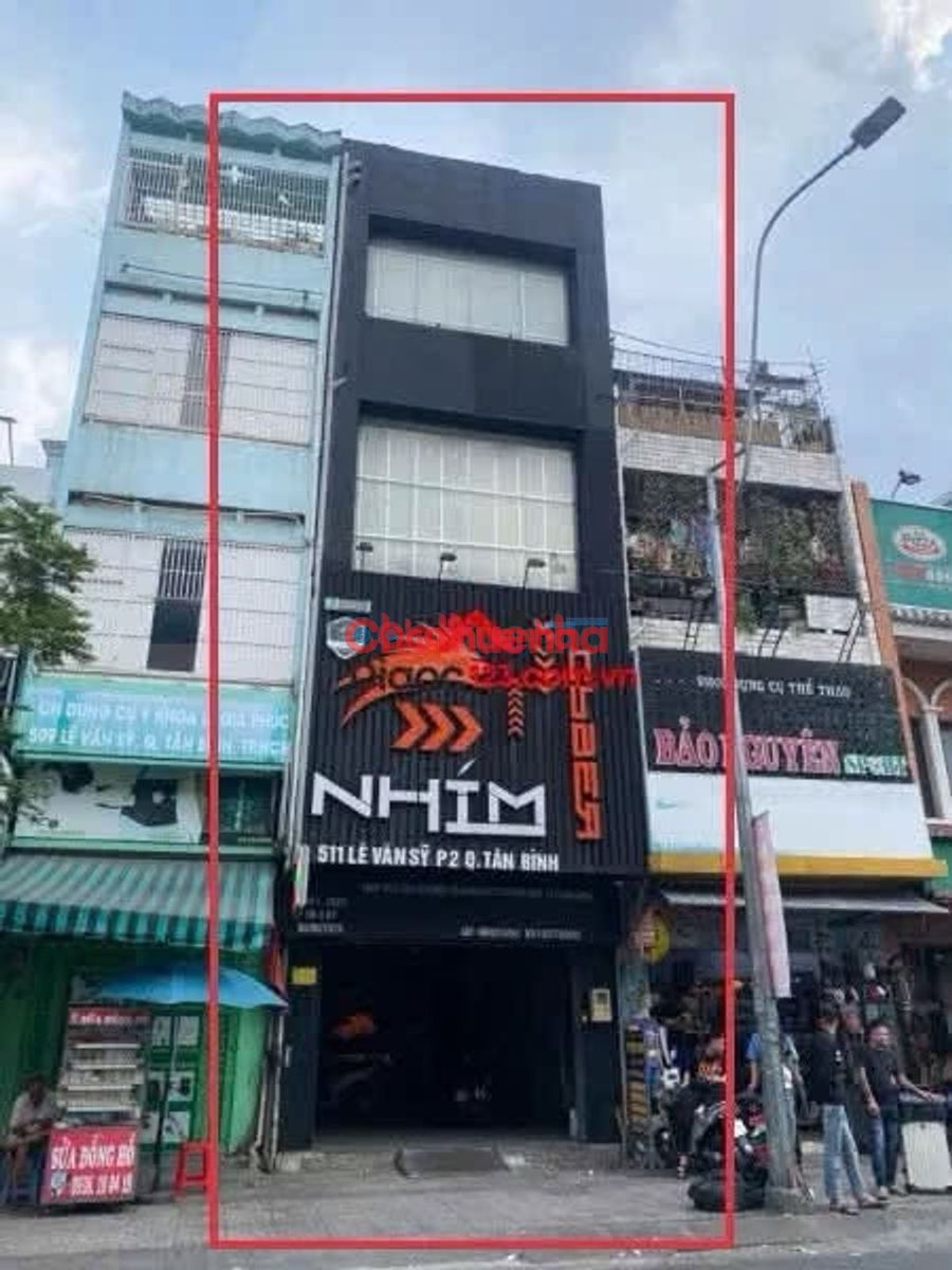 CHO THUÊ MẶT BẰNG ĐƯỜNG LÊ VĂN SỸ – 4X26M – TRỆT 3 LẦU TRỐNG SUỐT – GIÁ 45 TRIỆU/THÁNG